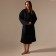 Welfare Women's bathrobe SL Home: BOHO "Dark Mare", size XL, 100% cotton, 280 g/m2