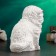 Piggy bank "Small kitten" White, 16x12cm