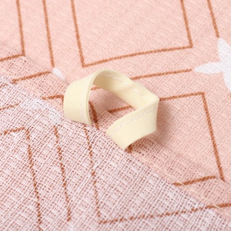 Towel 35x60cm crosses, pink, waffle, 120 g/m, HL100%-1