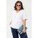 Female T -shirt, size 56, white color