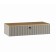Nick suspended cabinet, 800x300x180, cashmere/oak/beige MDF
