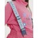 Полукомбинезон для девочек, рост 122 см, цвет розовый
