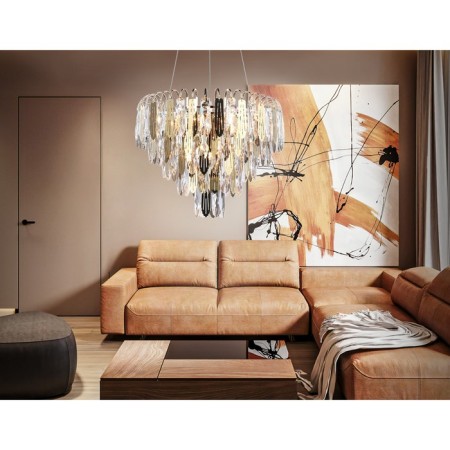 Crystal chandelier with Ambrella Light, Traditional, TR5256, E27, Gold Color-3