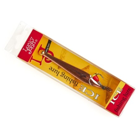 Vertical Winter Lucky John Double Blade with a chain and a tee, 6.5 cm cs blister-4