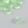 Beads for creativity Plastic "Hood" set 20 pcs green 1.3x1.3x0.5 cm