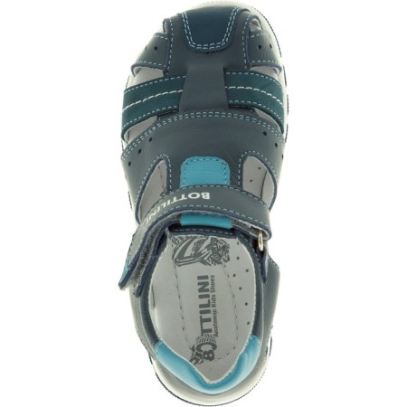 Baby sandals, size 25, blue color-2