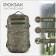 Tactical backpack, TAIF, 30 l, lightning department, outer pocket, camouflage color/green