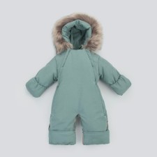 Kinderlitto transformer Kinderlitto “Velvet”, height 68-80 cm, green-gray color