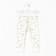 Pants children, white/bears, height 68 cm