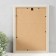 Photo frame plastic A4 Format "Golden Waves and Points" White 24.8x33.5 cm
