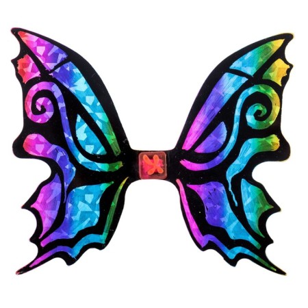 Winx Club BTW Scratch Art Wings "Stella", with wings for scretching, 24 cm 1020804-2