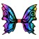 Winx Club BTW Scratch Art Wings "Stella", with wings for scretching, 24 cm 1020804