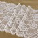 Lace elastic fabric, 220 mm × 2.7 ± 0.5 m, white color