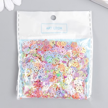 Decor for the creativity "Paws. Pastel mother -of -pearl" set 20 grams-2
