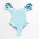 Women's swimsuit Minaku "Summer Rose", size 48, blue color