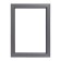 Frame for paintings (mirrors) 21 x 30 x 2.7 cm, plastic, calligrata 651628, silver