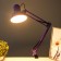Juni table lamp E27 40W violet 16x16x90 cm Risalux