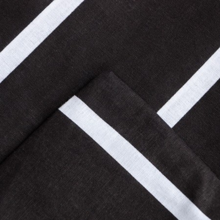 Less Win Ethel 2 joint venture Black Stripes 175x215 cm, 200x220 cm, 70x70 cm-2 pcs, 100% cotton, Poplin-3