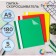A set of folders-checkers 5pcs. Calligrata, A5, 180MKM, with a transparent top, mix