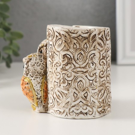 Souvenir Polystone Pencil "Filin with ornament" 6.5x8.5x9 cm-4