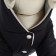 Combineson for animals, winter on fleece, XS (DS 18-20 cm, og 30-32 cm, ok 24 cm), black