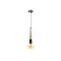 John Lamp 1x40W E27 Black/Brown 17.5x15.5x42 (142) cm