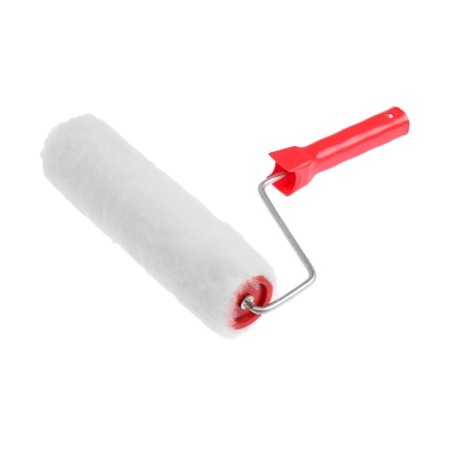 Lom roller, natural fur, 250 mm, handle d = 6 mm, d = 50 mm, pile 12 mm