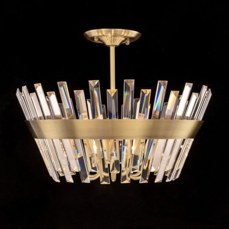 Lamp on the Citilux "Westeros" CL307163, 6x60W, E14, brown color-3
