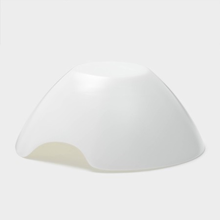 Luminarc Salenco salad bowl, 450 ml, d = 16.5 cm, glass ceramic, white-3