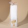 Interior candle white with concrete (Potal), 5 x 5 x17.2 cm