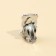 Flying "Life in high" set for girls: Earrings Clips and pendant, 8 x 9 cm