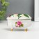 Coramics box on the legs "rose" 6.1x7.7x4.8 cm