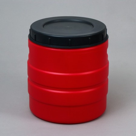 Food barrel, 24 l, neck 27 cm, with a lid, color mix-8