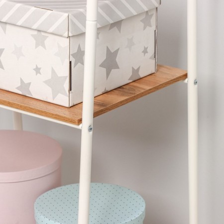 Scandinavia 14 rack, 45 × 38.5 × 147 cm, white color-4