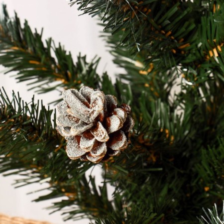 Fir -tree artificial desktop "classic snow -white" bump silver 60 cm-1