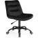 Computer chair Ordi Metal/velor, black 56x65x85 cm