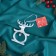 Christmas tree decoration "Deer-Pussat" 8x11 cm, white