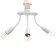 Lamp 1115/3 E27 40W white 5x14.5x22.5 cm Bayerlux