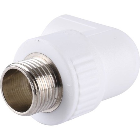 Kalde square, polypropylene, d = 20 mm x 1/2 ", external thread-1