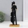 Souvenir Polystone "Smugusist" Black with gold 11x6.5x27 cm