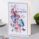 Birthday card!" Handmade, butterflies 11.5x17 cm