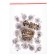 LED for a ball, round, color mix, plastic