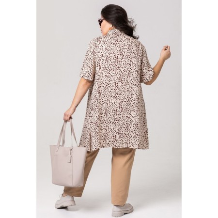 Female tunic, size 70, beige color-4