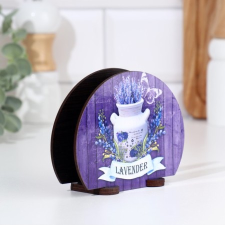 Lavender with a butterfly napkin, 13x10x5 cm-1