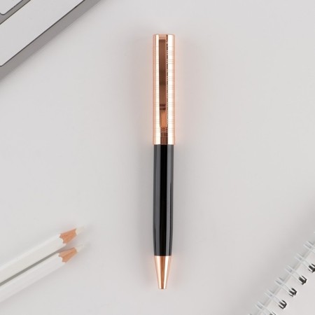 Blue paste paste 0.1 mm Handle, cornflowing metal black with gold-1