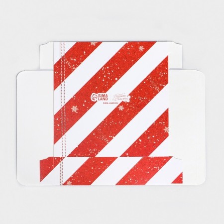 Folding box "New Year", 20 x 20 x 5 cm, new year-4