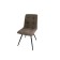Fred chair, support cone metal black, horn, color Savana Latte