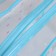 Cosmetic bag with lightning, blue color