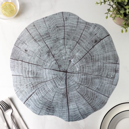 Serving napkin on the table "Snin", 38 × 39 cm, color gray color-3