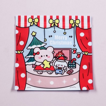 Gift package, with zip-lock fastener 13.5 x 13.5 cm-2